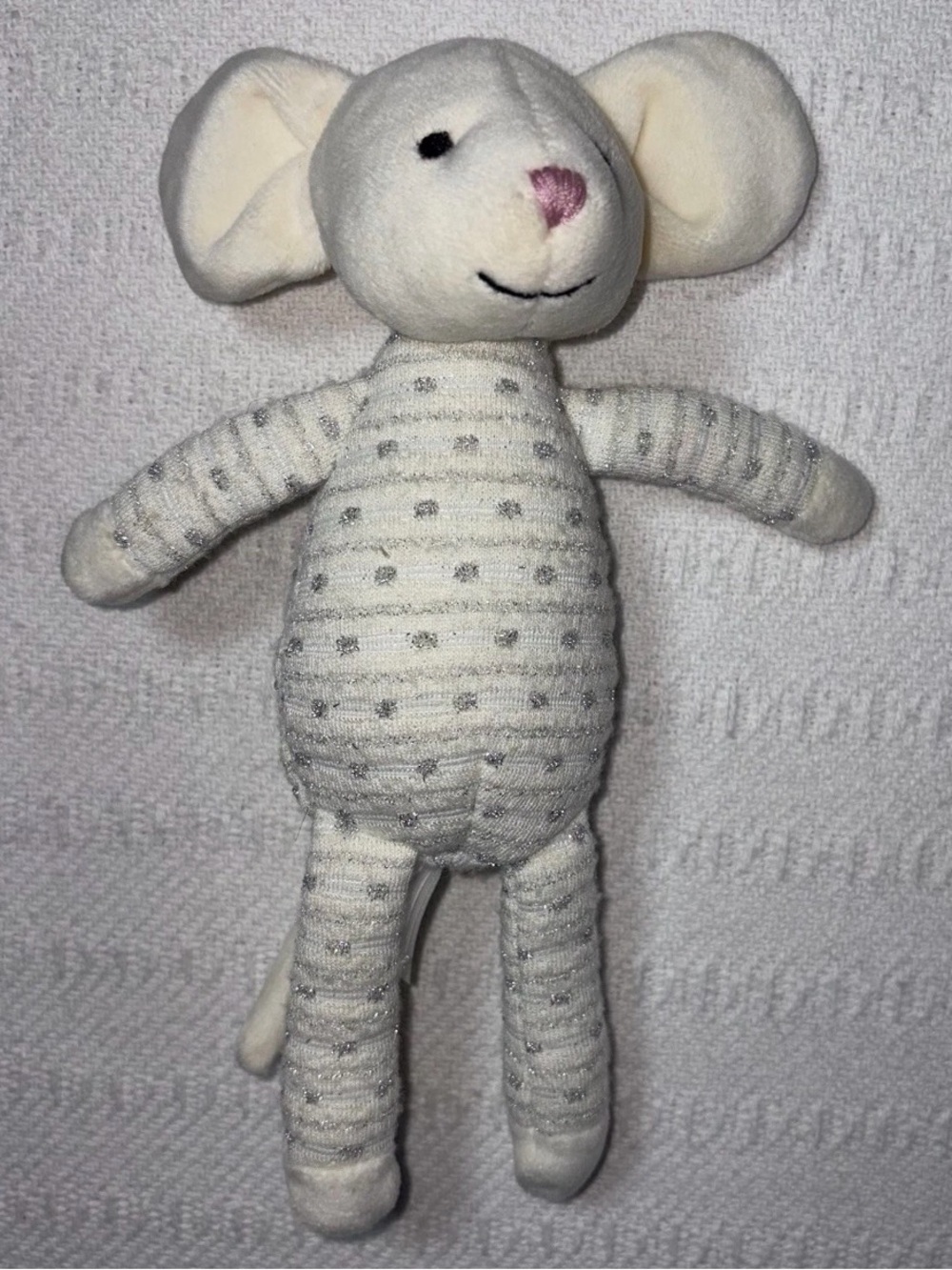 Jellycat Shimmer Stocking Mouse Small Plush Stuffed Animal Retired